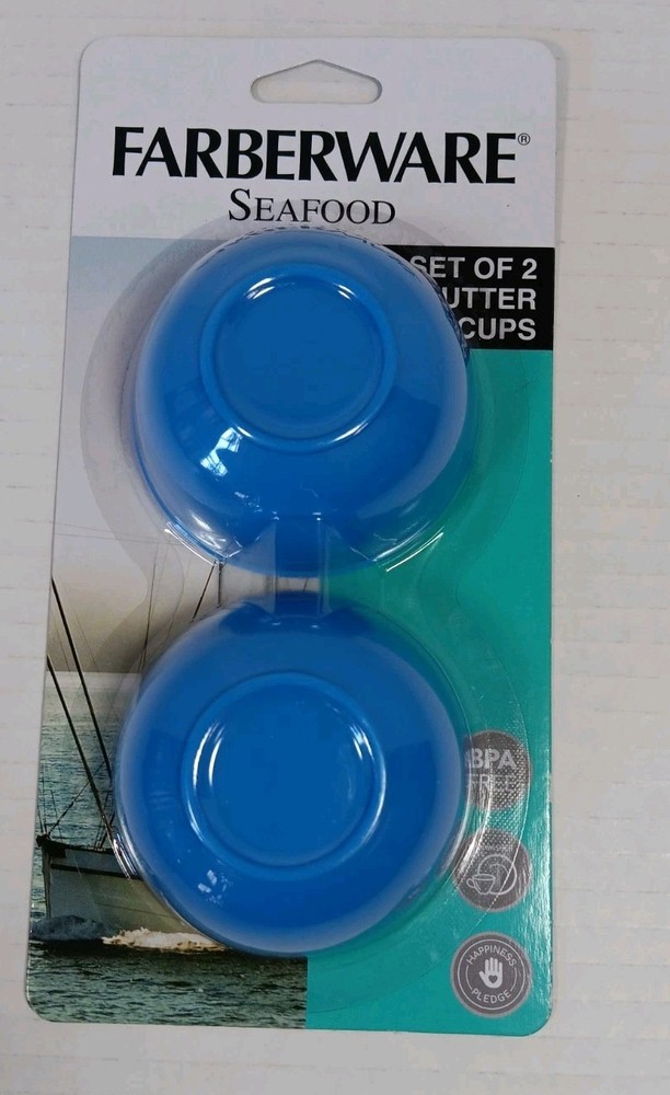 Farberware Seafood Blue Butter Cups