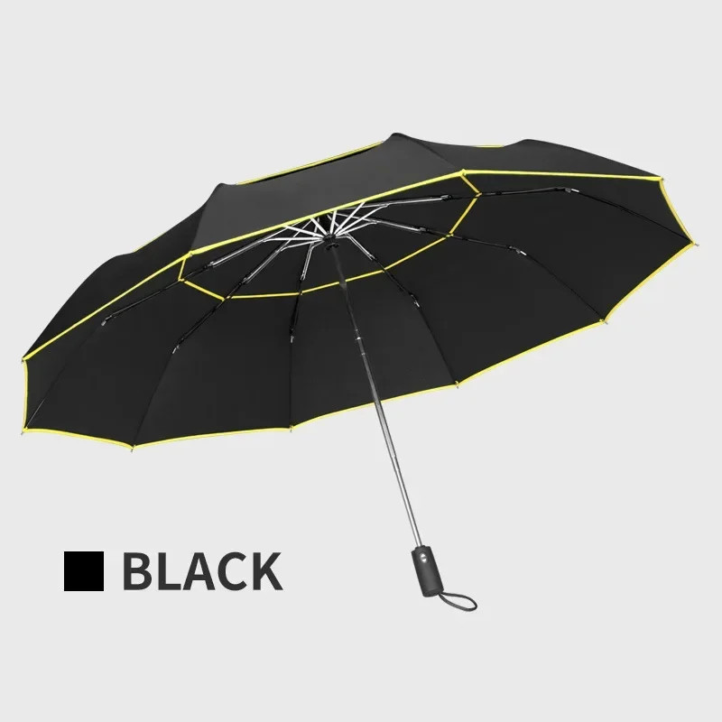 3-fold wind resistant large-sized umbrella 120cm fully automatic sunshade umbrel