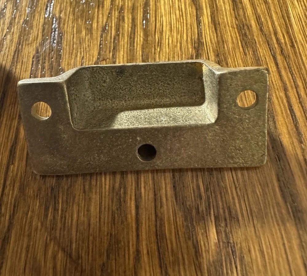 Vintage Solid Brass Cabinet Bolt Latch – Decorative Surface Mount Hardware