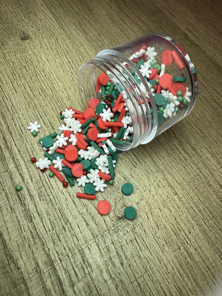 Christmas Snow Mixed Polymer Clay