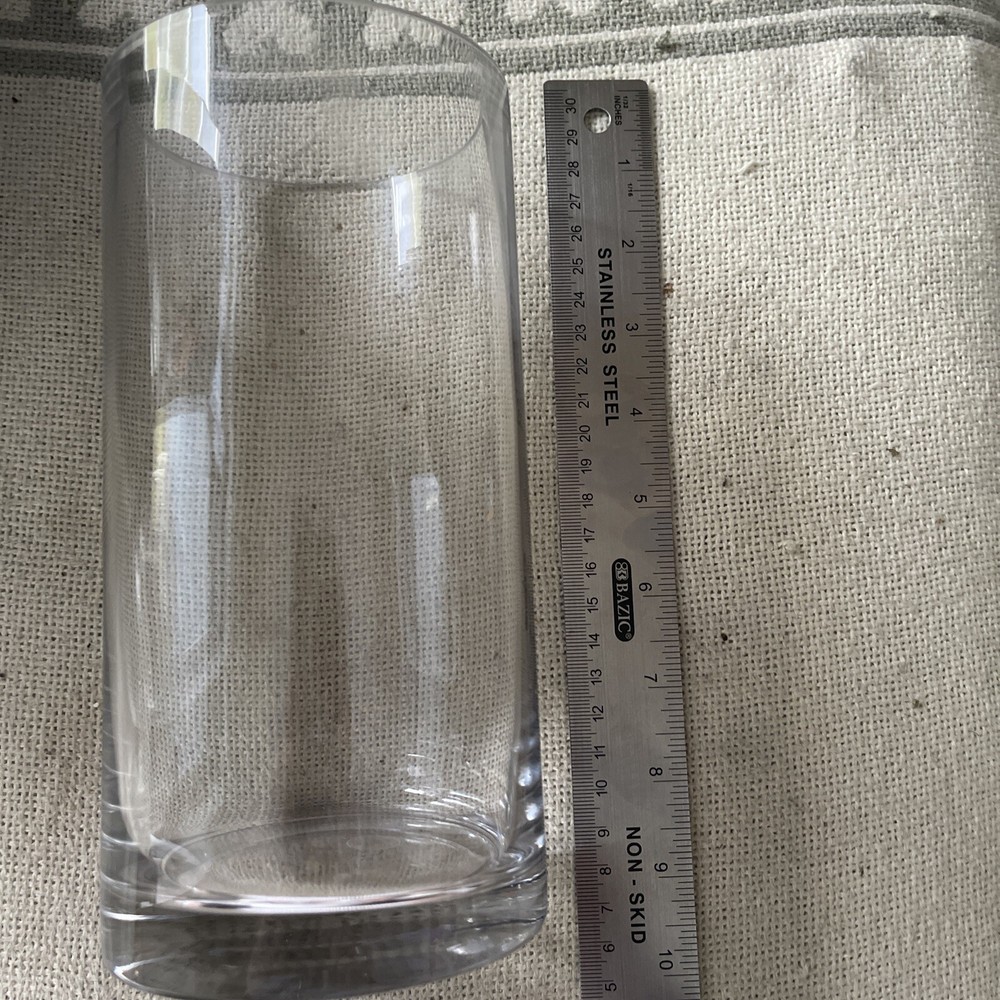 Tall Glass Candle Holder
