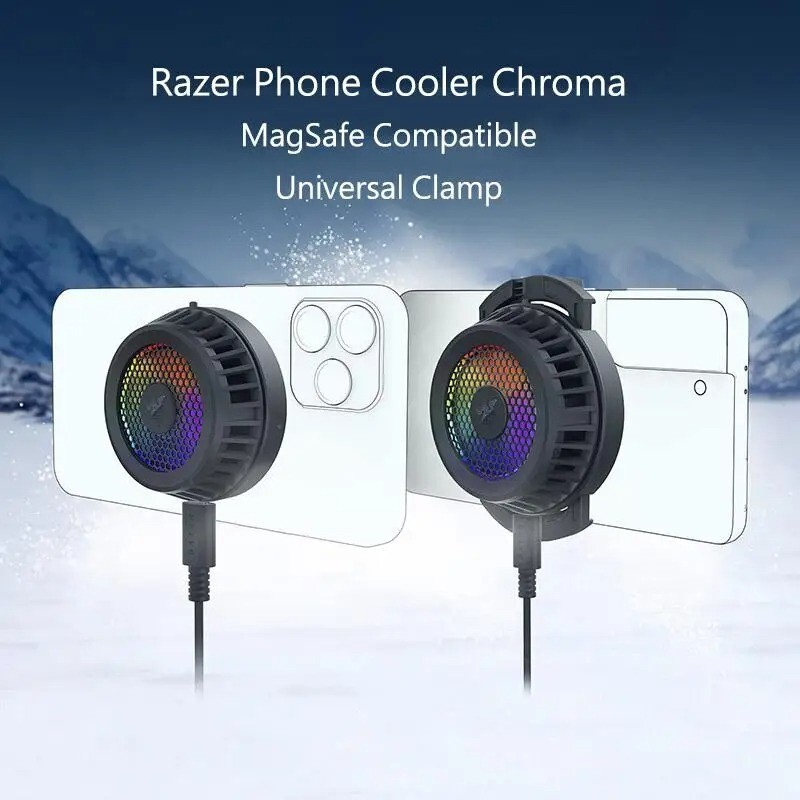 Razer Phone Cooler Chroma Game Radiator Accessories For iPhone and Android