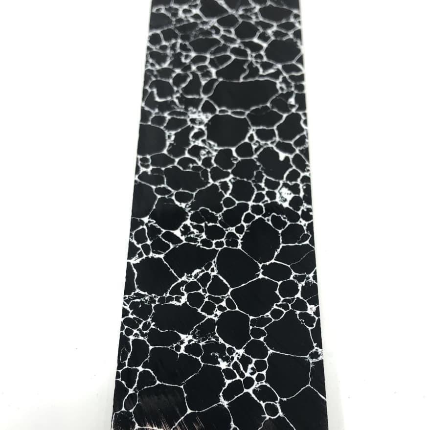 TruStone- Black with White Web - 1.5" x 6"- 1 Piece