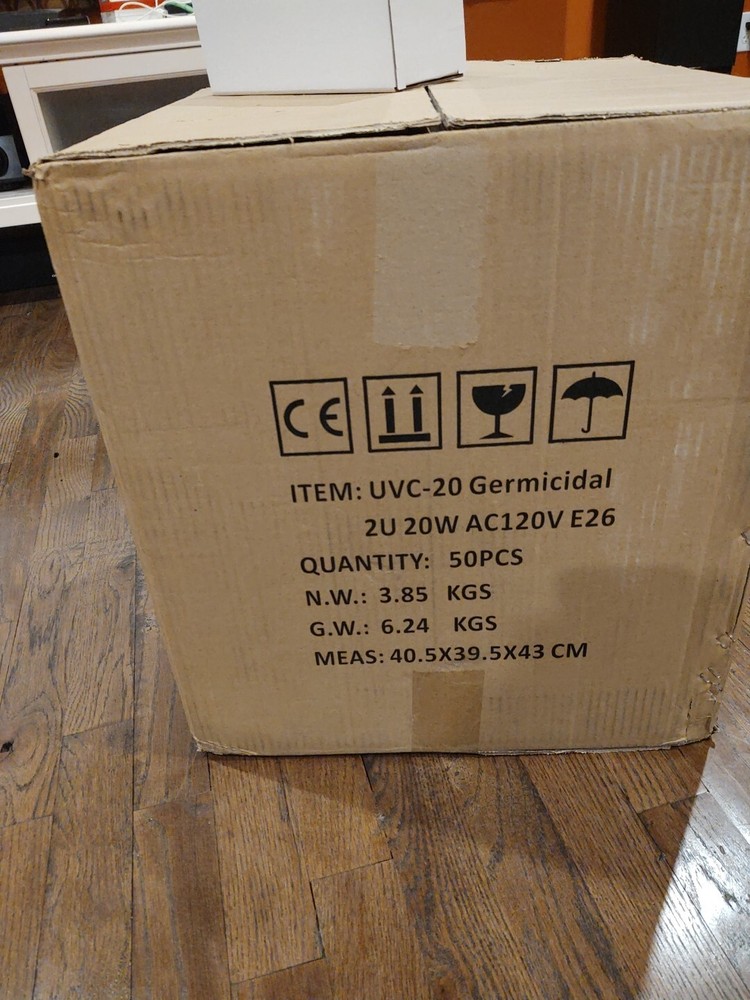 50 Count UVC 20w Germicidal Light Bulbs