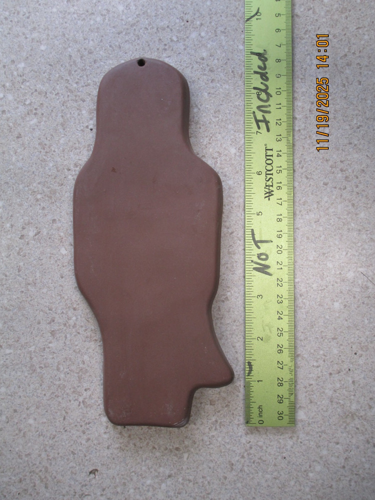 Ceramic Cookie Mold Nut Cracker Christmas Brand Unknown