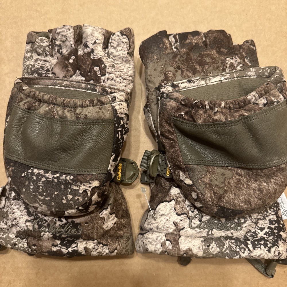 Cabela's WINDSHEAR BONE-DRY Extreme Glomitt Flip-Top Mittens Medium
