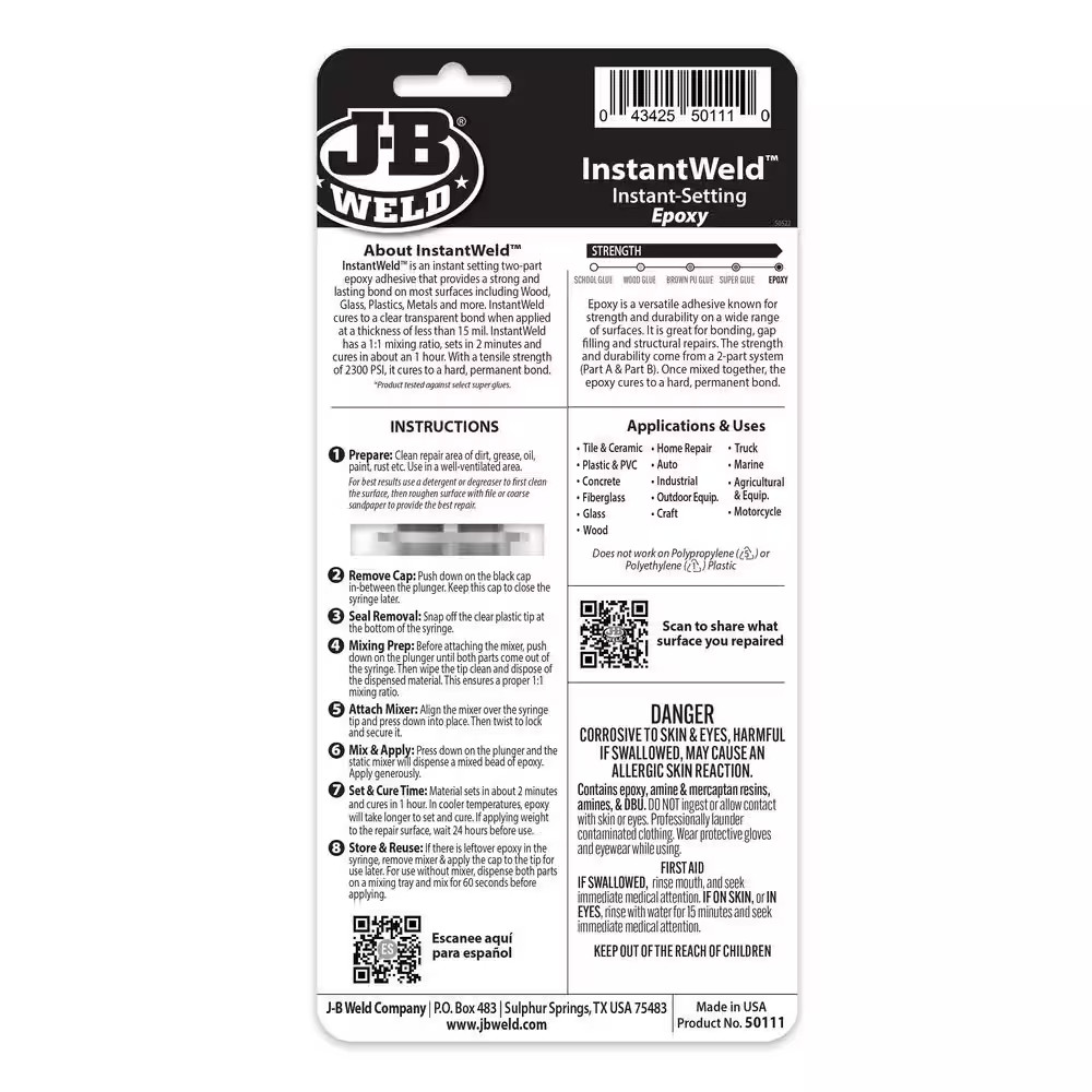 Instant Weld 0.47 Fl. Oz. Epoxy Adhesive