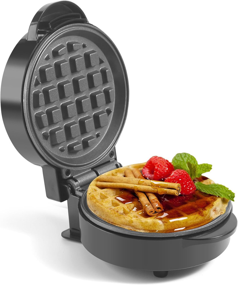 Mini Waffles Maker, Small Waffle Irons Non-Stick, Breakfast Belgian Waffles