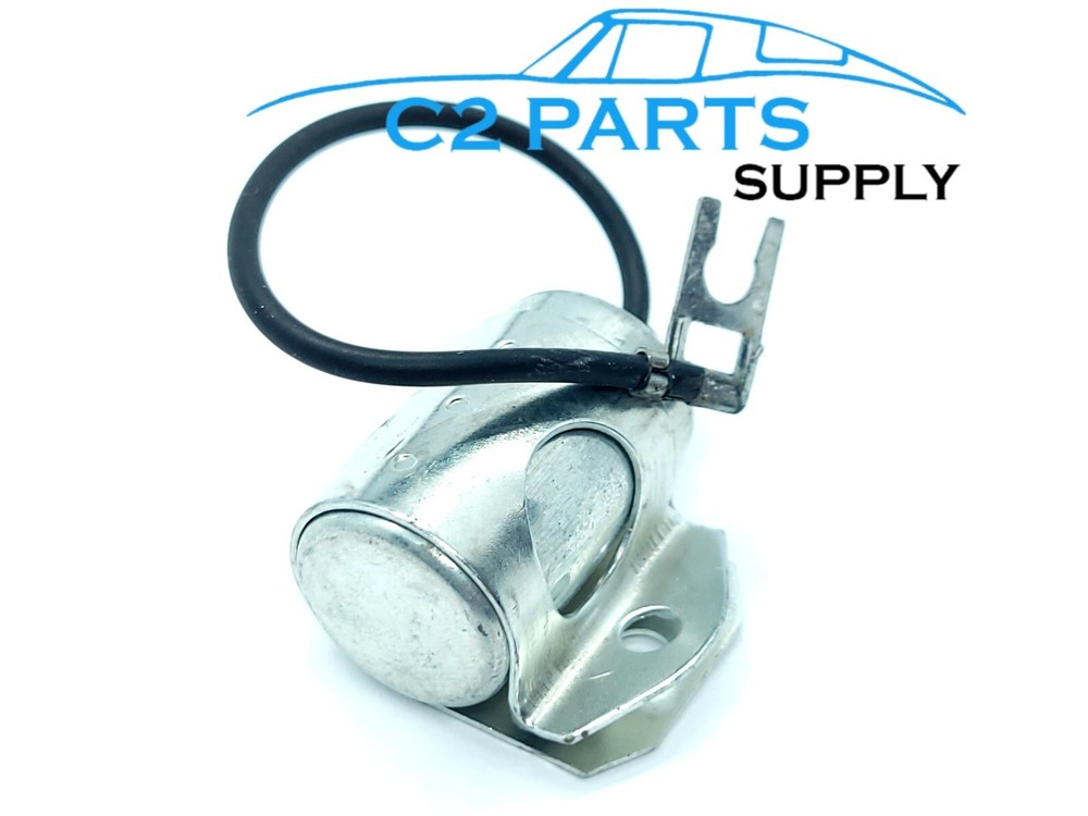 1963-1967 63-67 C2 Corvette Distributor Condenser Capacitor with Bracket 1932004
