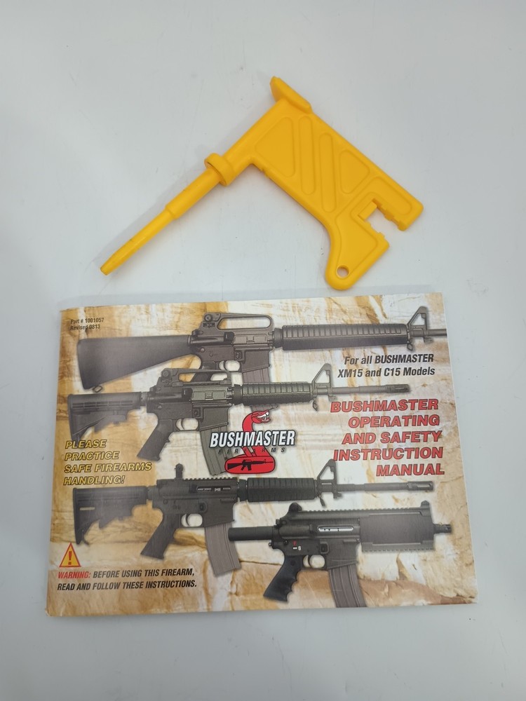 Bushmaster XM15 C15 Models Operating  Instruction/Manual. 2006 & Empty Flag