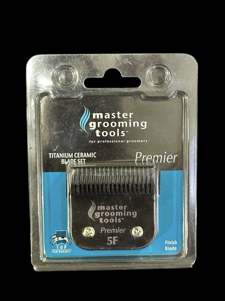 Master Grooming Tools Premier Titanium Ceramic 5F 1/4” Blade