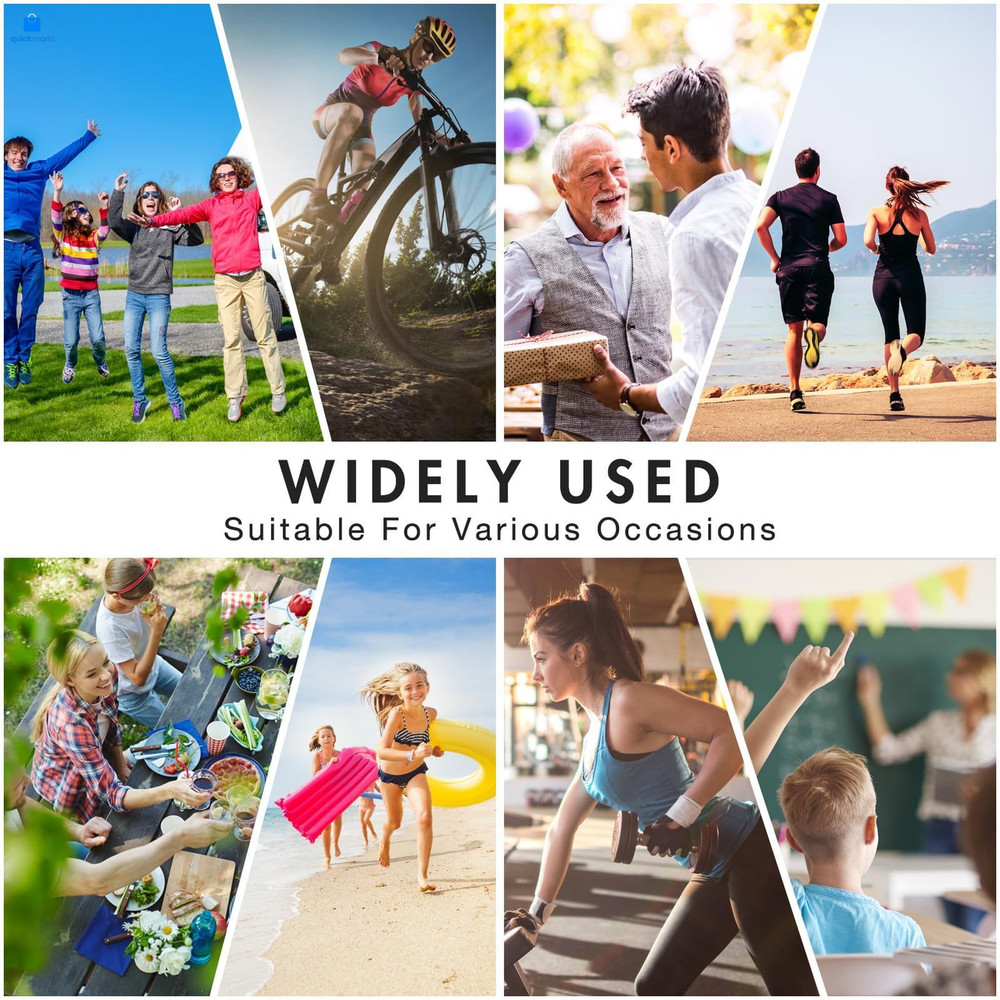 IKAYAS 6 Pcs Drawstring Bags Bulk White Backpack, 6 Pack,