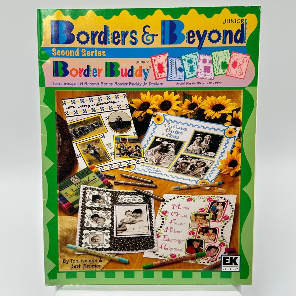 Borders & Beyond Junior Second Series Scrapbooking Book By EK Success Featuring