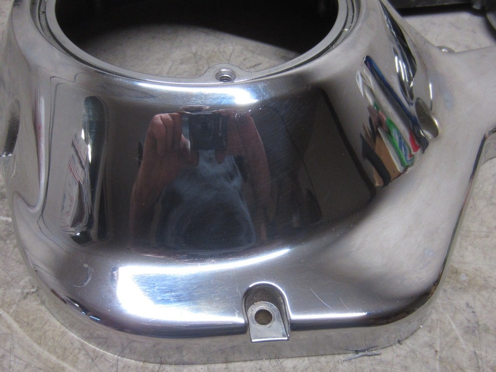 Harley '95 FLHTC chrome outer primary, 60665-94, nice shape, used #3982