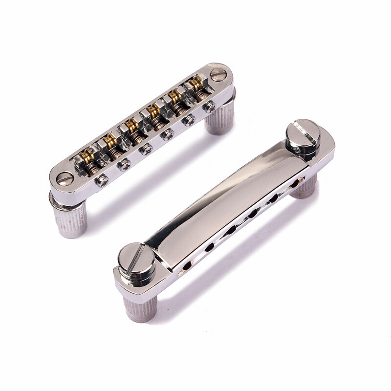 Roller Saddle Tune-O-Matic Bridge Tailpiece Studs Compatible for Les Paul LP SG