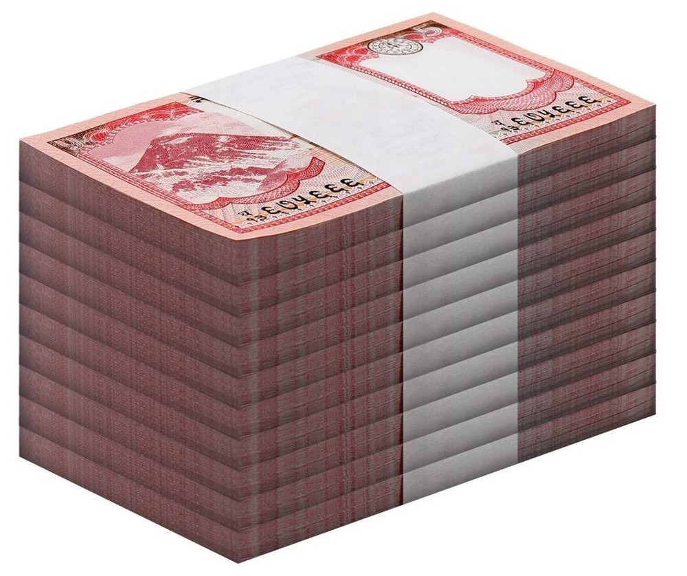 Nepal 5 Rupees, 2017, P-76a, UNC X 1000 PCS Brick