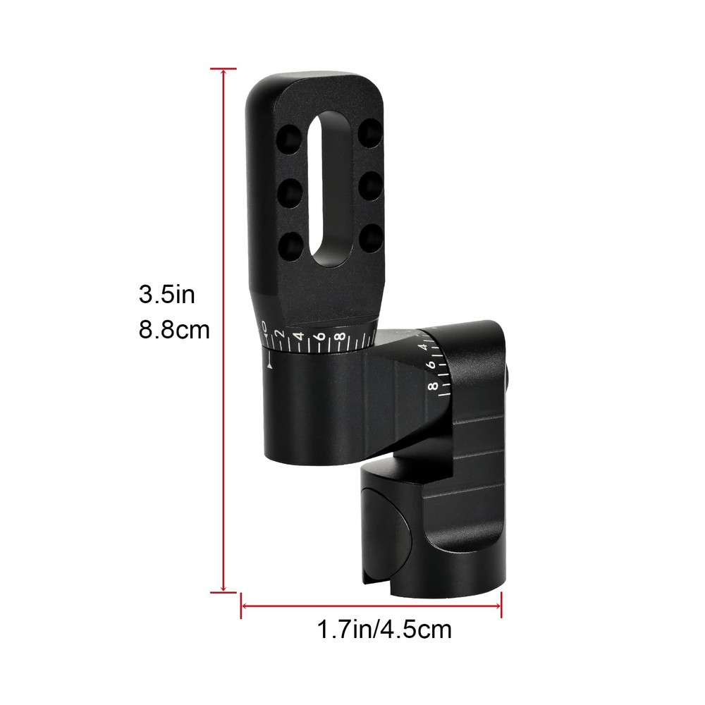 Archery Single Side V-Bar Mount - Adjustable Bow Stabilizer Quick Disconnect ...