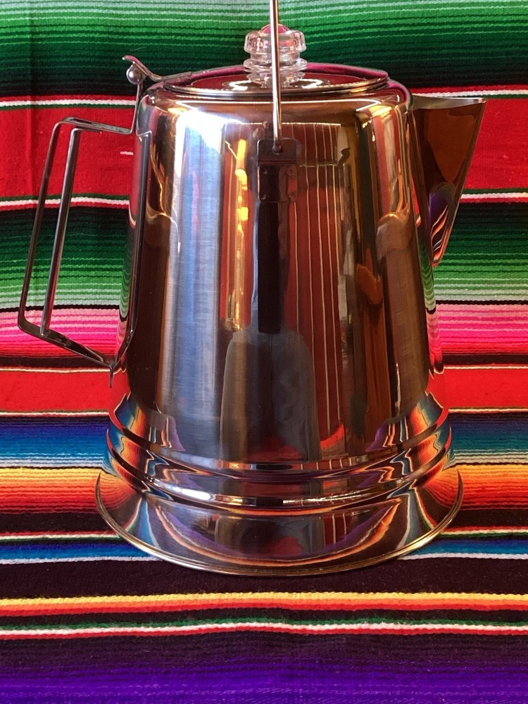GSI Outdoors Glacier 36 Cups Coffee Maker - Silver