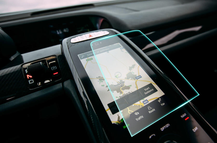 Crystal Clear Screen Protector for 2016 Porsche 918 Vehicle Navigation