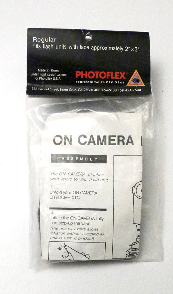 Photoflex On Camera LiteDome XTC Regular Size Model XT-OCREG For On Camera Flash