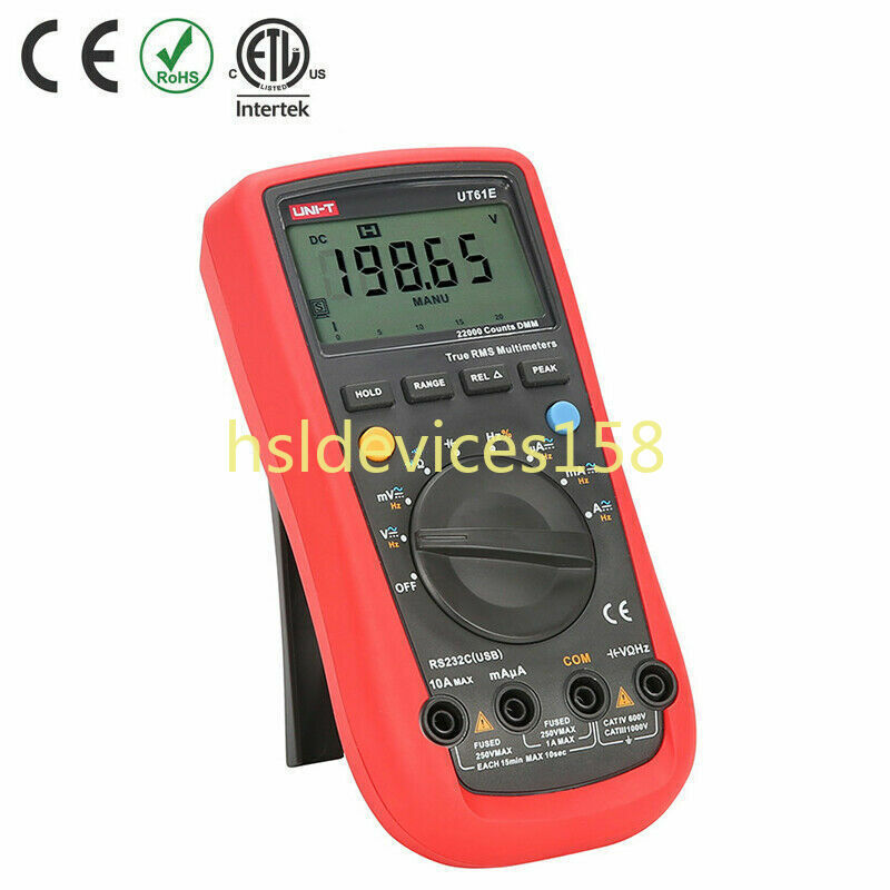 1x Digital Multimeters AC/DC Modern Digital Auto Ranging Multimeters K UT61E