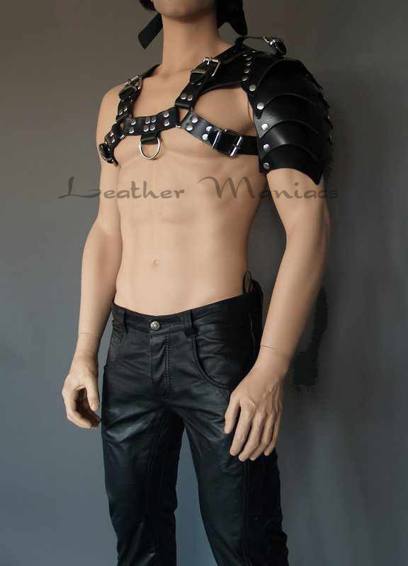 Shoulder Armor from Leather Gladiator Armor Carnival Costume