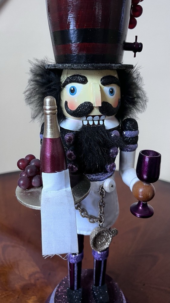Kurt Adler 19" Hollywood Wine Nutcracker - Open Box