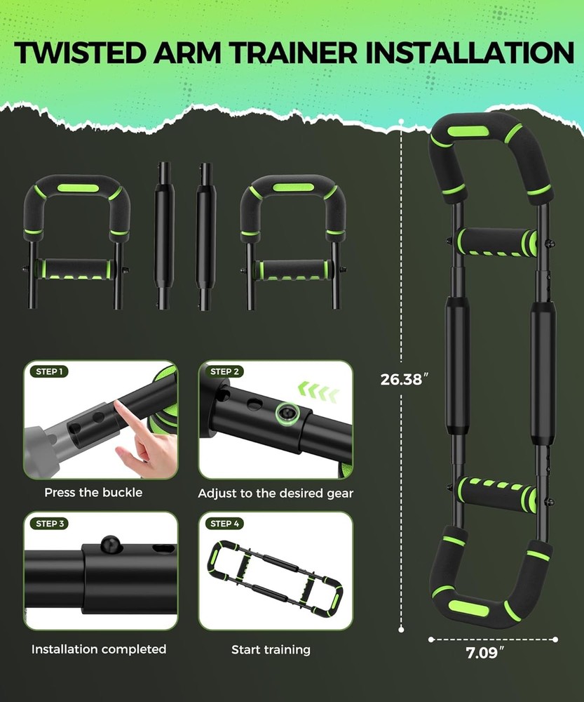 Twister Arm Trainer, Adjustable Resistance 40–130 lbs