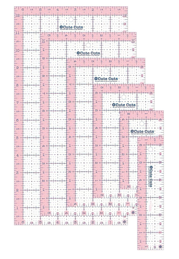 Lori Holt Rectangular Ruler Pack - Set of 5 Rulers