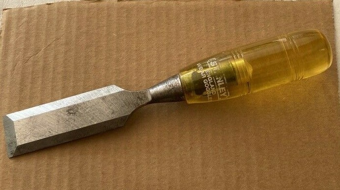 Vintage Stanley 1" WoodWorking Chisel Fantastic Shape