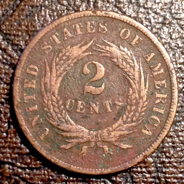 1867 US Two Cents - FREE SHIPPING cd -