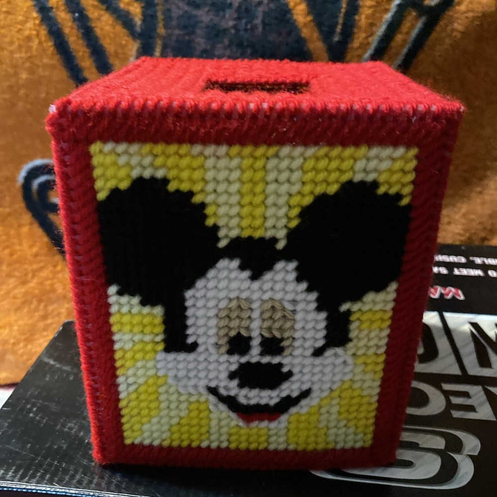Mickey Mouse Tissue Cover Handmade New Plastic craft