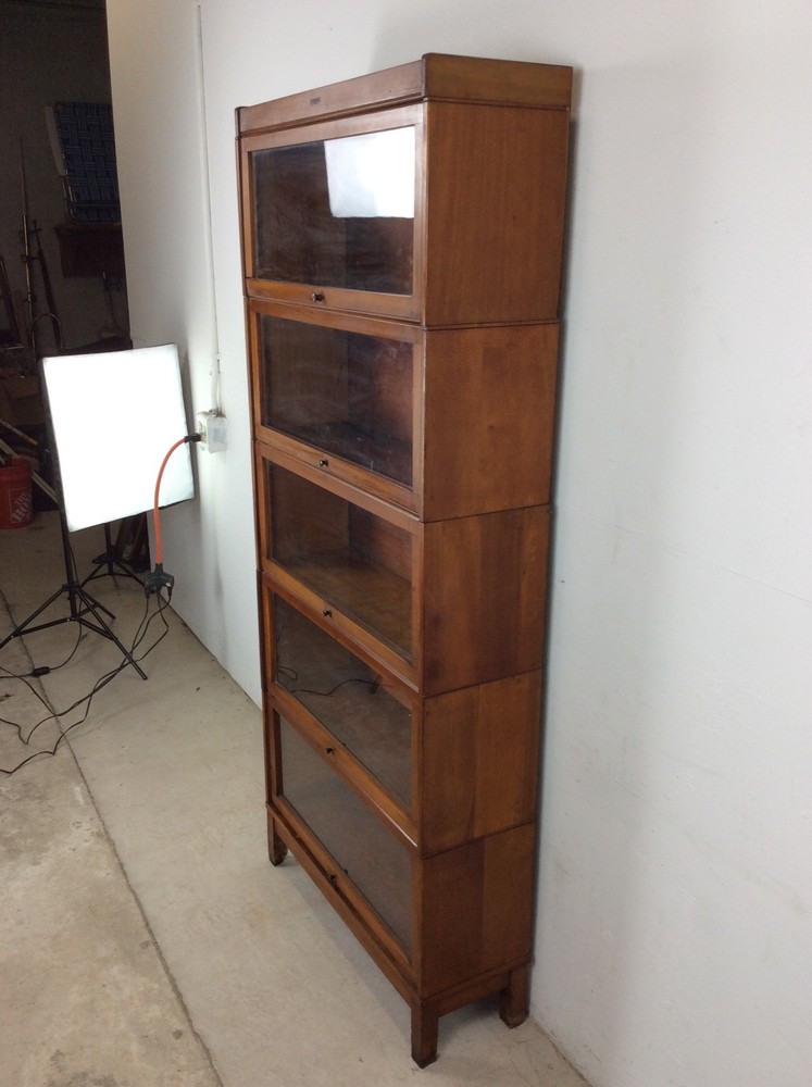 Antique 5 Stack Barrister Bookcase by Lindstrom