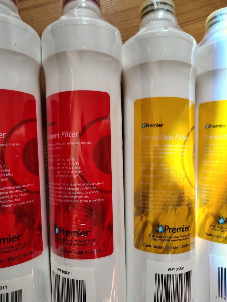 Watts Premier WP531109 RO Pure Plus Water Filter Replacement Kit Multi 5 Pack