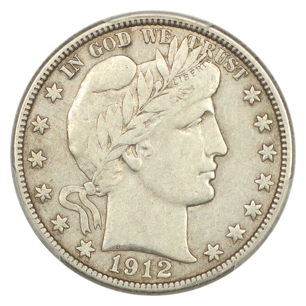 1912-D 50C PCGS VF30 - Barber Half Dollar