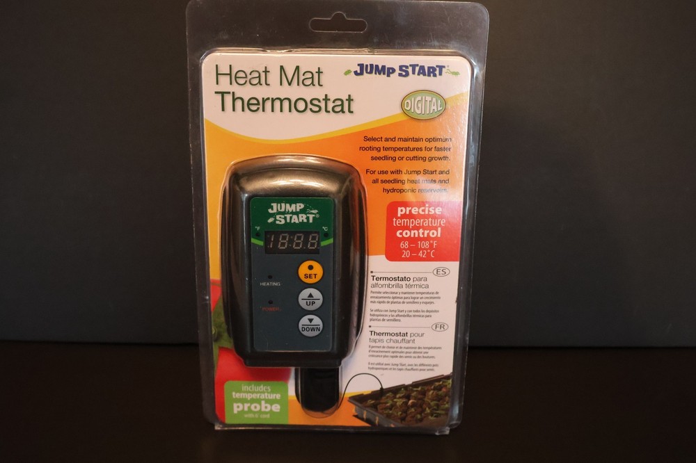 Hydrofarm Jump Start Digital Temperature Controller for Heat Mats