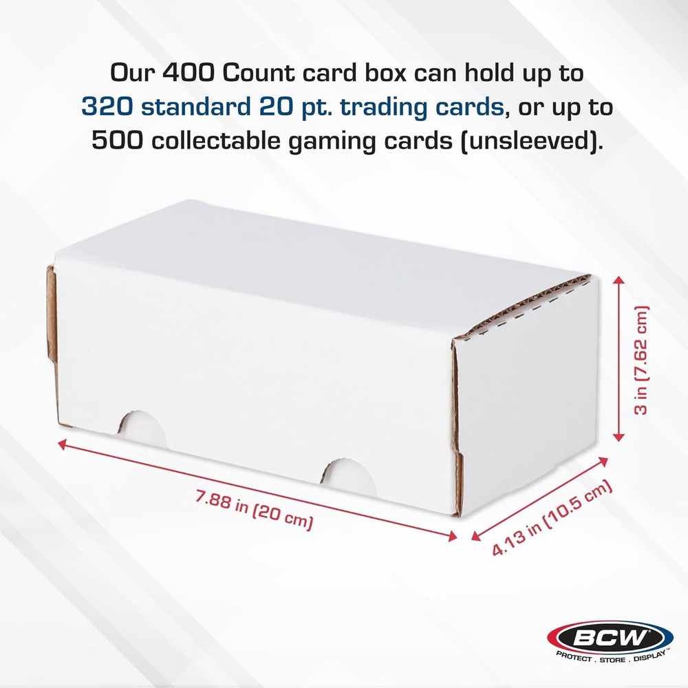 Compact & Stackable 400-Count Trading Card Storage - Dustproof & Lockable Design