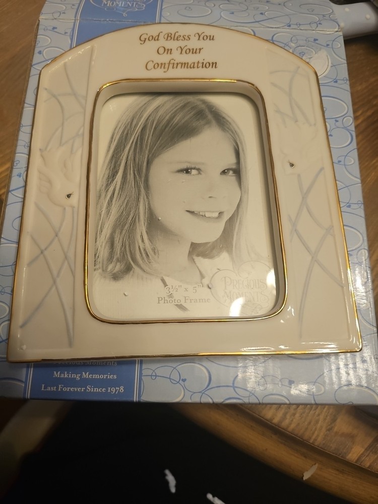 Precious Moments Confirmation Frame 3 1/2” X 5”