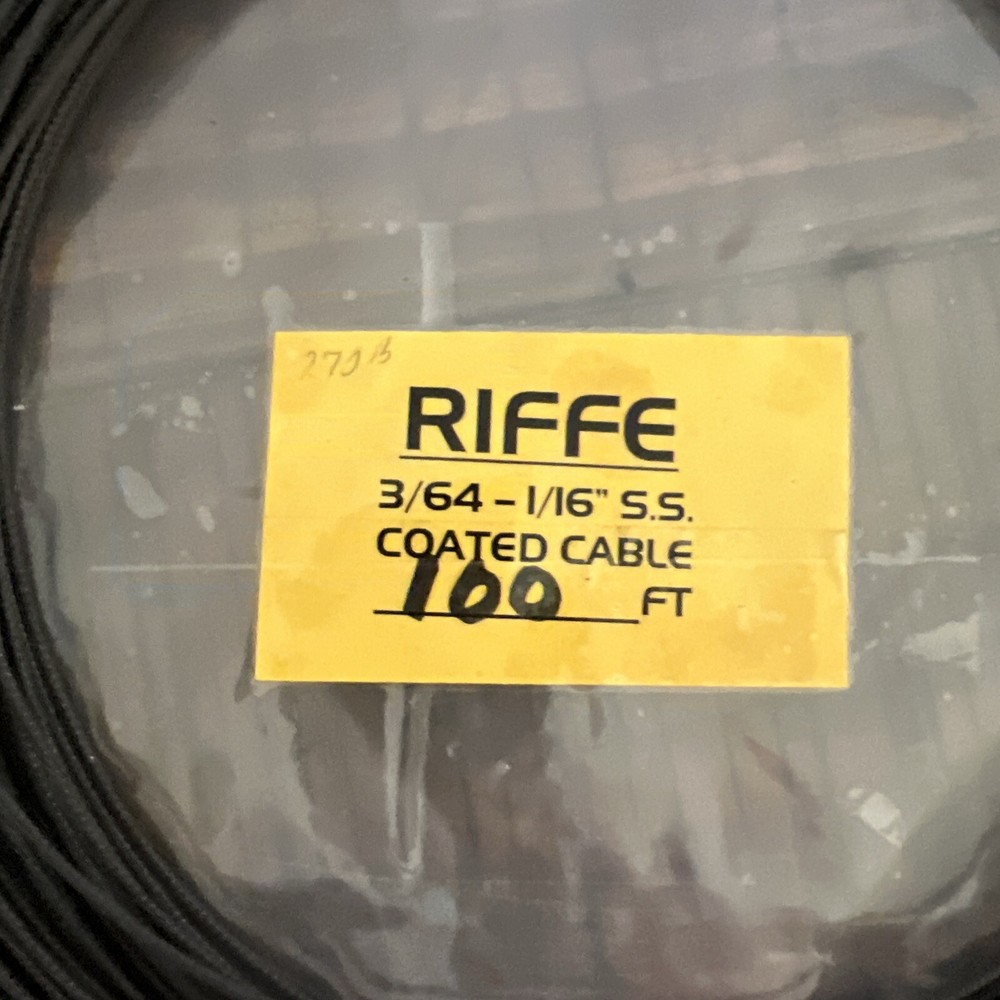 Riffe 270lb S.S. Coated Cable - 100ft Pack