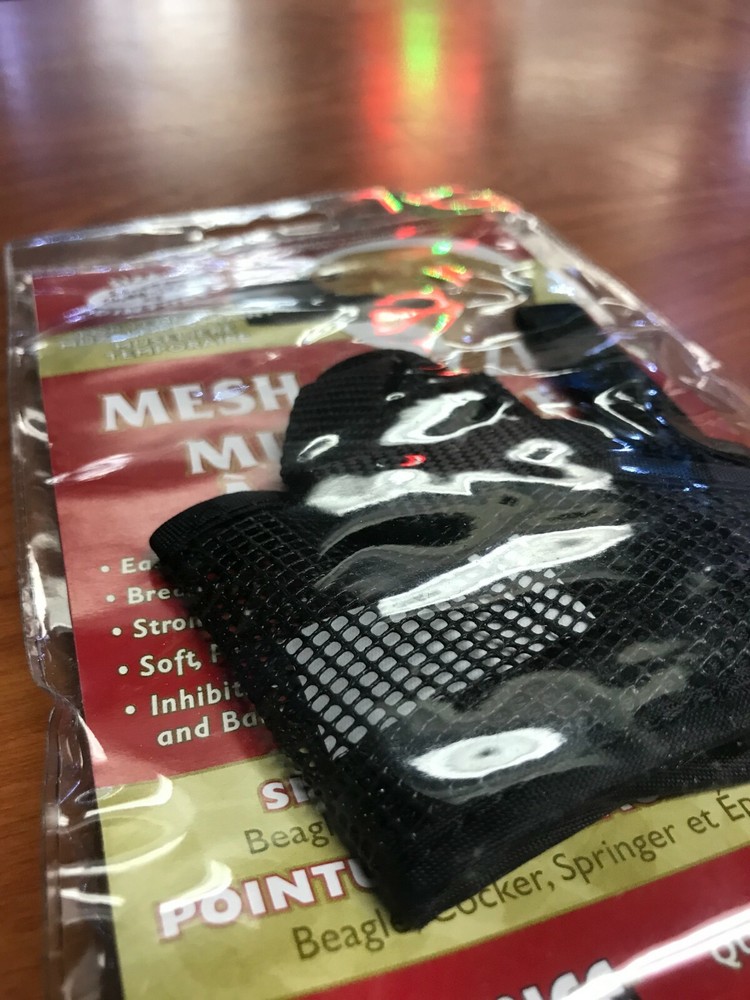 Best Fit MESH Dog Muzzle sz 4 Beagle Cocker Brittany Spaniel