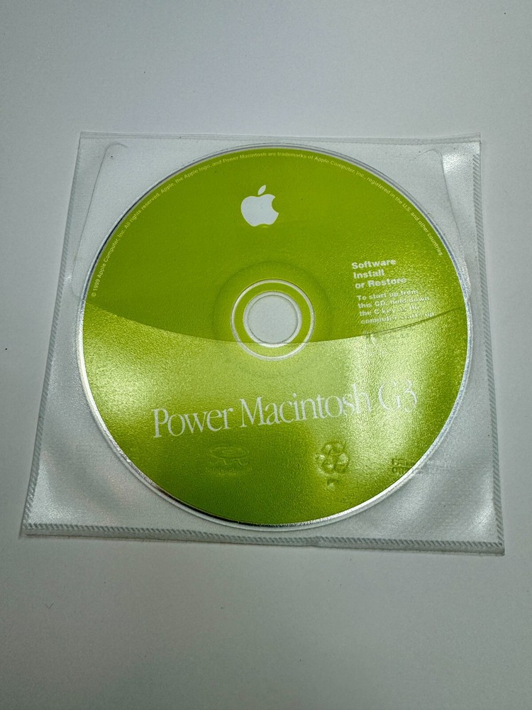 Apple Power Macintosh G3 Software Install or Restore CD (691-2377-A)