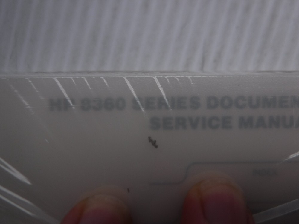 HP 8360 Series Documentation Map Service Manual