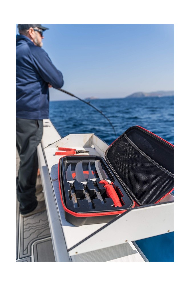 BUBBA Multi-Flex Interchangeable Blade Kit, with Non-Slip Grip Handle, 2 Ti-N...