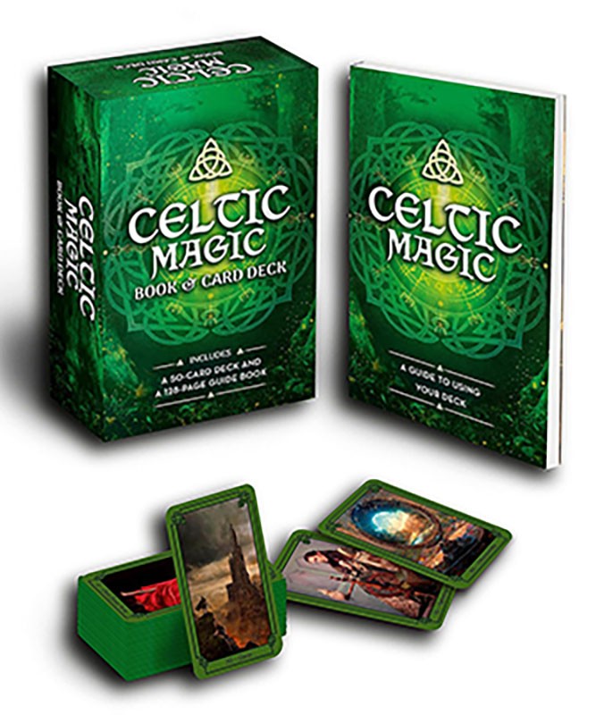 Celtic Magic Cards Deck & Guide Booklet Set Celts Inspired Artwork Divination