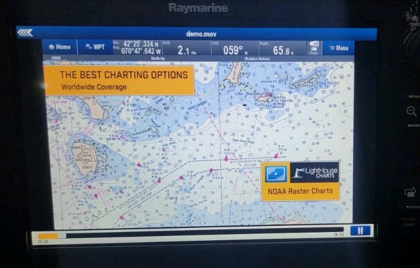 Raymarine E70014 C127 Chart Plotter Multi-Function Display Sonar MFD Fishfinder