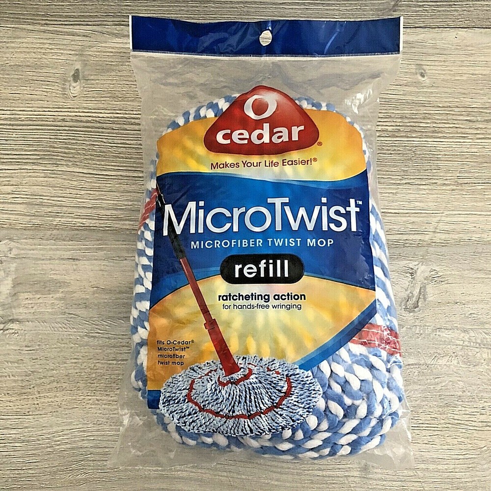 O-Cedar MicroTwist Microfiber Twist Mop Refill Replacement Head NEW Mophead