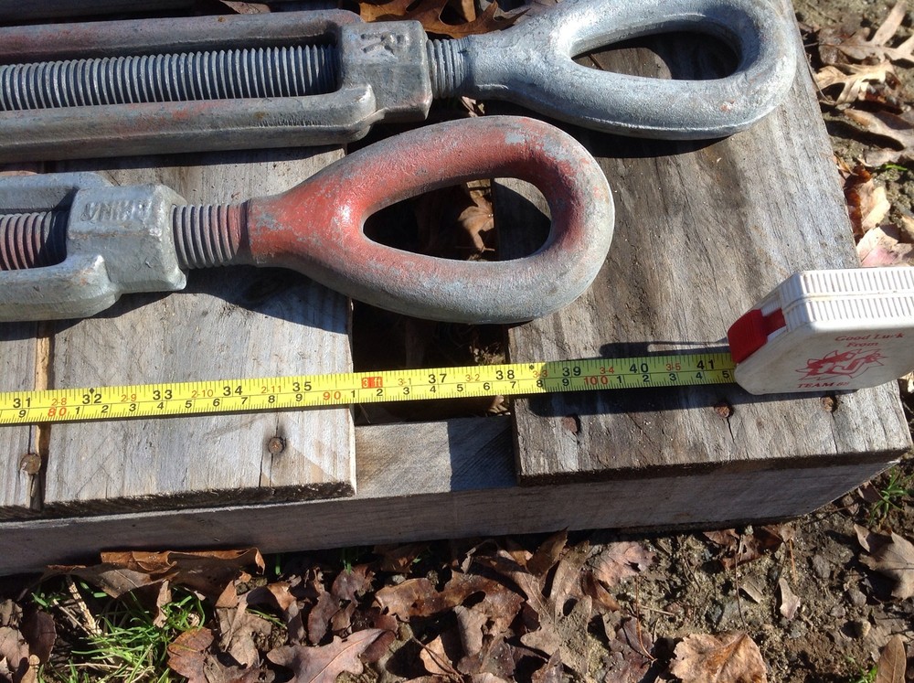 Galvanized Turnbuckle 7/8" Dia 40" Overall