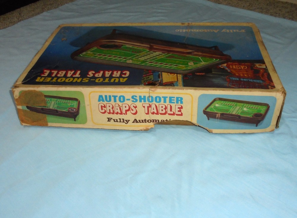 Waco Auto Shooter Craps Table Fully Automatic Dice Roller Game Complete Vintage