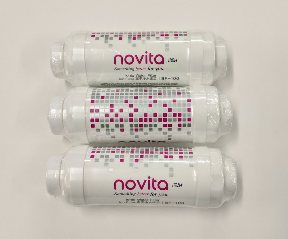 Novita Bidet Ionic Water Filter - 3 Pack