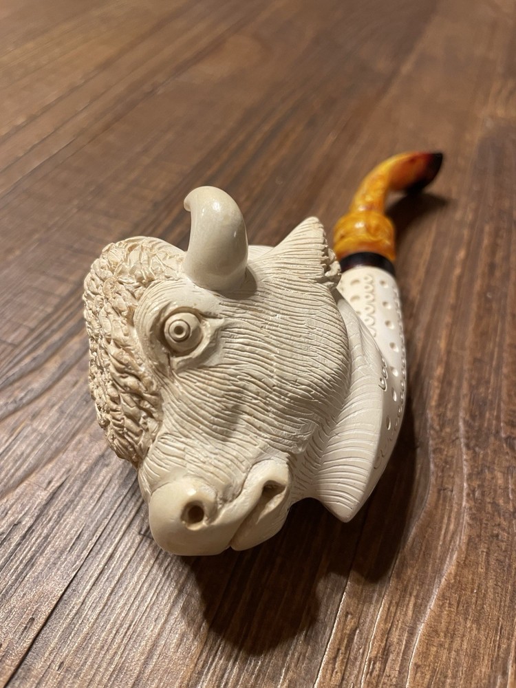 Meerschaum Smoking Pipe * Buffalo - NEW